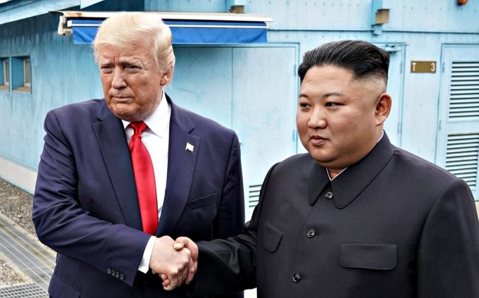 Дональд Трамп и Ким Чен Ын.