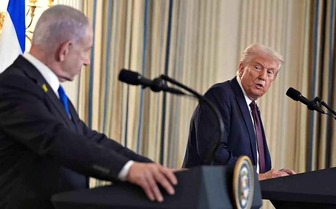 Биньямин Нетаньяху и Дональд Трамп.