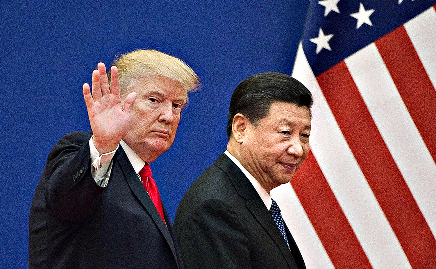 Дональд Трамп и Си Цзиньпин.