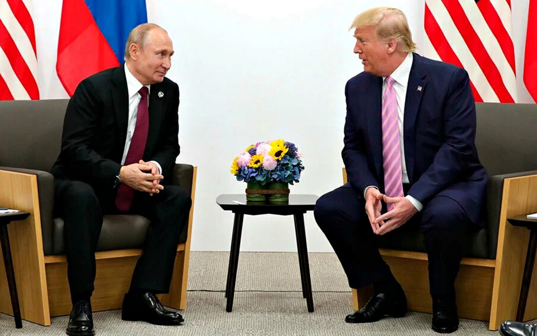 Владимир Путин и Дональд Трамп.