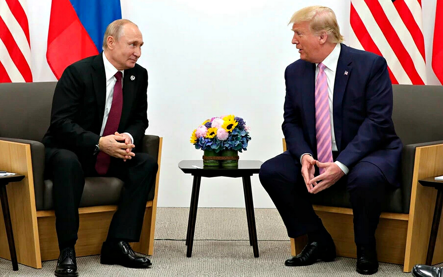 Владимир Путин и Дональд Трамп.