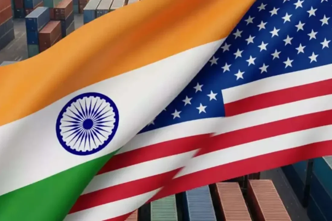 Флаги Индии и США